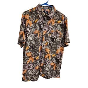 Havana Jim Hawaiian Button Up Collared Shirt